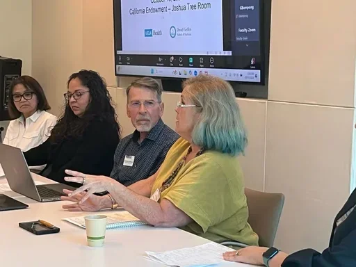 Participants at Caregiving panel