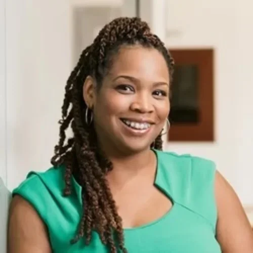 Kia Skrine Jeffers is pictured here with a green shirt